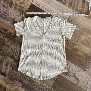 Liverpool green striped tee